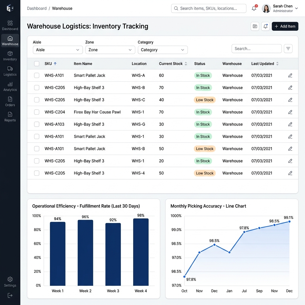 Screenshot of softrover.com/erp